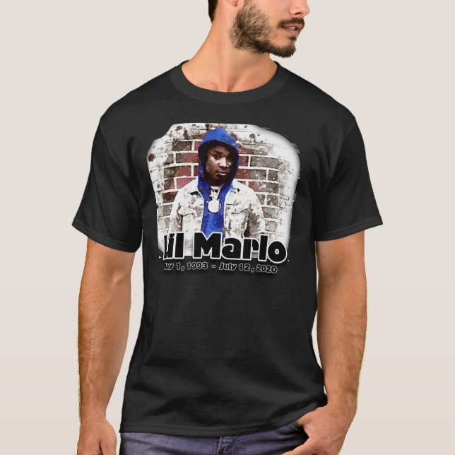Camiseta Lil Marlo Tribute RIP Essential T-Shirt (Frente)