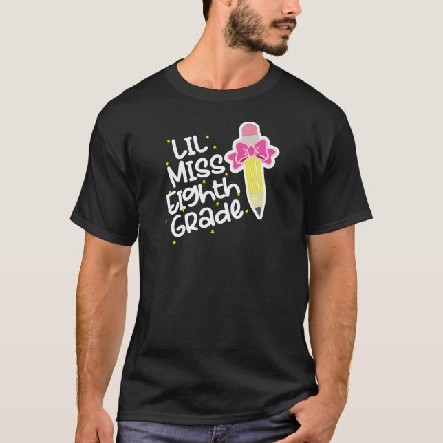 Camiseta Lil Miss Oitavo Ano 1ruas Dia das Escolas Rapariga (Frente)