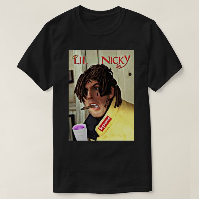 Camiseta Lil Nicky Classic T-Shirt (Frente do Design)