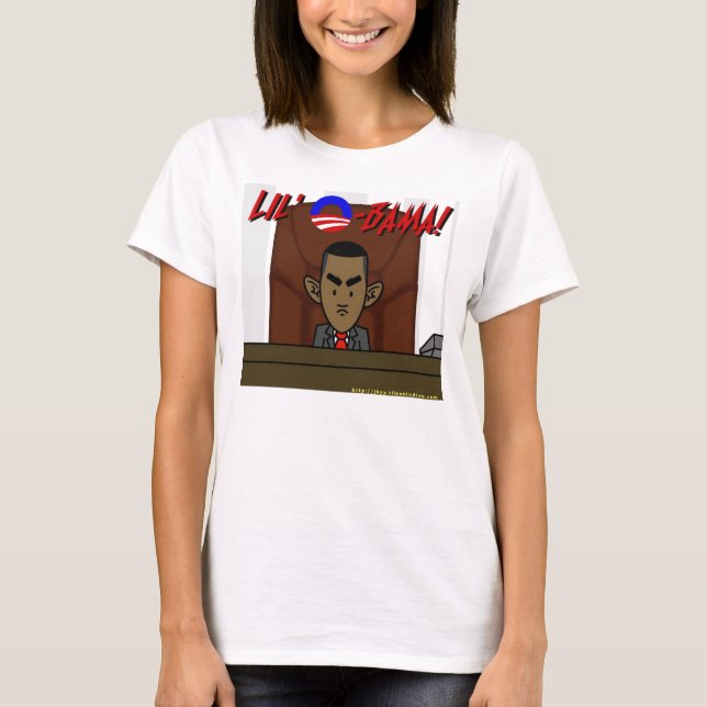 Camiseta Lil' Obama! camiseta! (Frente)