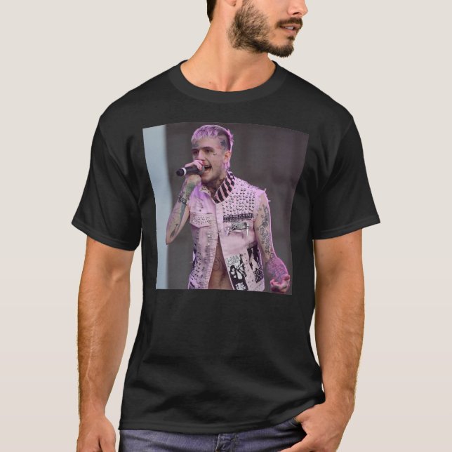 Camiseta Lil Peep Pinkk Premium T-Shirt (Frente)