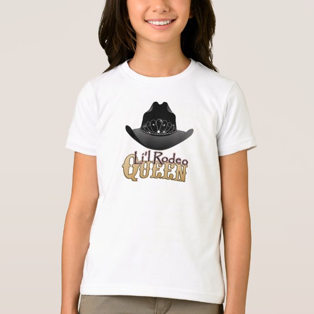 Camiseta Li'l Rodeo Queen Cowgirl (Frente)