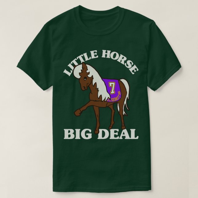 CAMISETA LIL SEBASTIAN PEQUENO CAVALO GRANDE (Frente do Design)