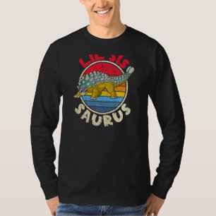 Camiseta Lil Sis Saurus I Ankylosaurus Dinosaur I Mães