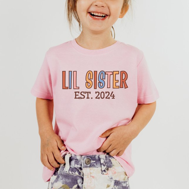 Camiseta Lil Sister 2024, Anúncio de Gravidez do Little Sis (Criador carregado)