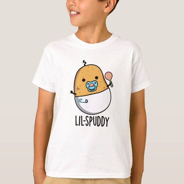Camiseta Lil-Spuddy Funny Potato Pun (Frente)
