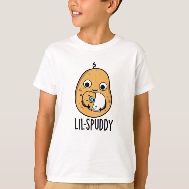 Camiseta Lil Spuddy Funny Potato Pun (Frente)