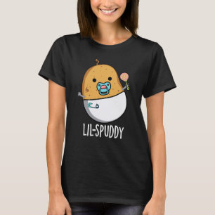 Camiseta Lil-spuddy Funny Potato Pun Dark BG
