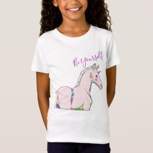 Camiseta Lil Unicorn Sentido Rosa (Seja Você Mesmo)