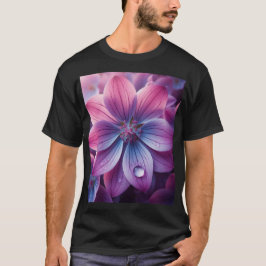 Camiseta Lilac Floral Purple e Rosa