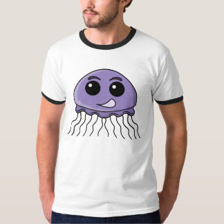 Camiseta Lilac Jellyfriend Cartoon