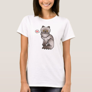 Camiseta Lilac Persian Cat Love