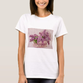 Camiseta Lilacs Em Uma Caixa De Chapéu Vitoriano