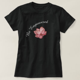Camiseta Lilão de Água Leve Rosa Negra, Negra, Insulida