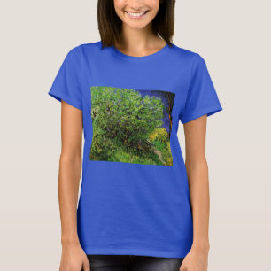Camiseta Lilases de Vincent van Gogh, Flores de Jardim Anti