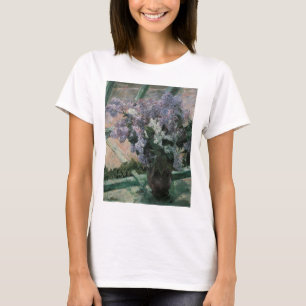 Camiseta Lilases numa Janela por Mary Cassatt, Arte Antiga