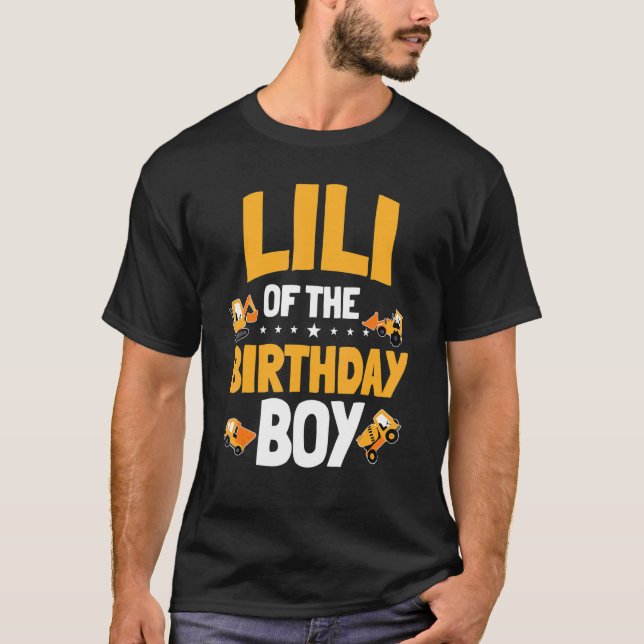 Camiseta Lili Bro Do Trabalhador De Construção De Meninos D (Frente)