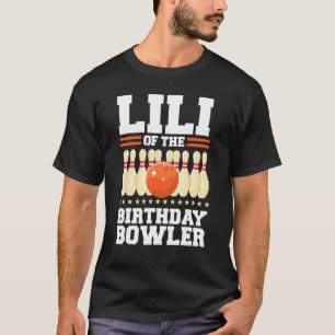 Camiseta Lili Da Festa De Boliche De Boate De Aniversário C