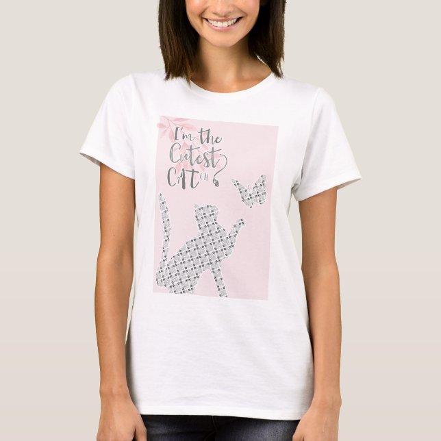 Camiseta Lil'Inspirations #15 - I'm the cutest CATch (Frente)