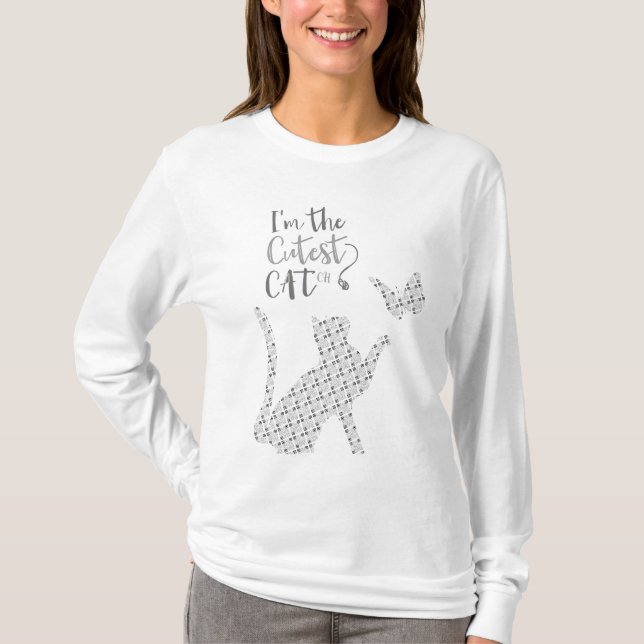 Camiseta Lil'Inspirations #3 - I'm the cutest CATch (Frente)