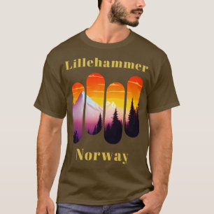 Camiseta Lillehammer ski Noruega