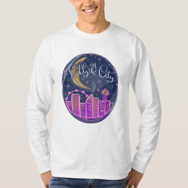 Camiseta Lilly in the City Logo Long Sleeve T shirt (Frente)