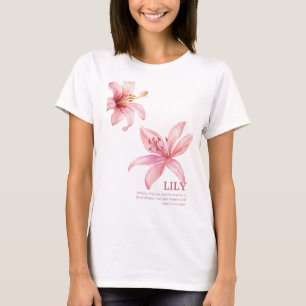 Camiseta Lily brilha