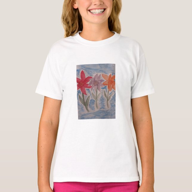 Camiseta Lily Flowers (Frente)