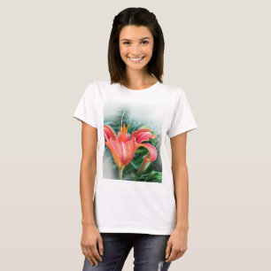 Camiseta lily laranja