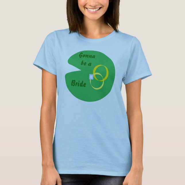 Camiseta Lily Pad Wedding - Vai ser noiva (Frente)