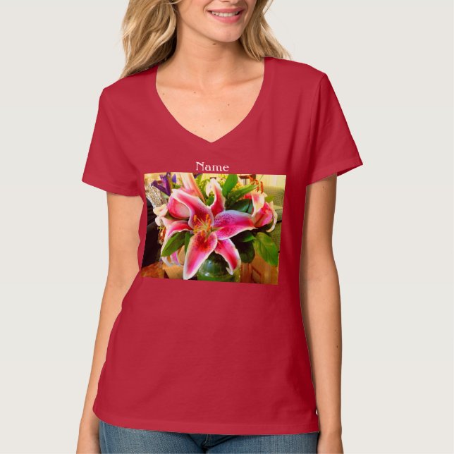 Camiseta Lily Thunder_Cove, roxa-rosa (Frente)