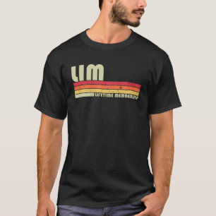 Camiseta LIM Apelido Funny Retro Vintage 80S 90S Aniversári