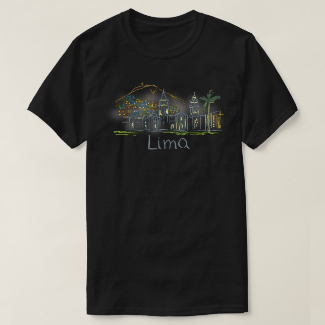 Camiseta Lima Peru (Frente do Design)