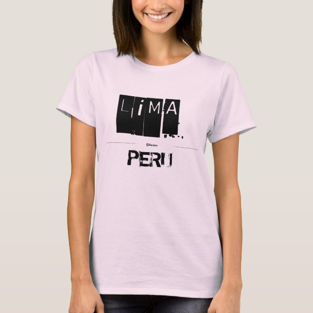 Camiseta Lima, PERU (Frente)