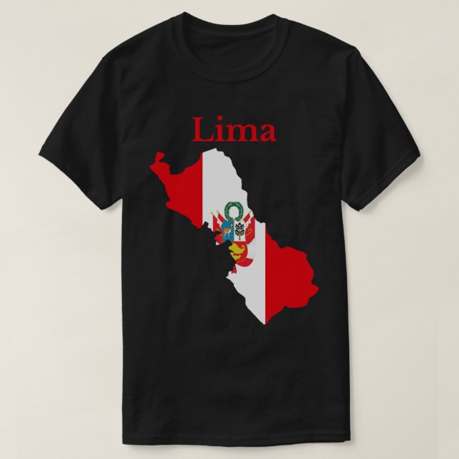 Camiseta Lima Região Peru (Frente do Design)