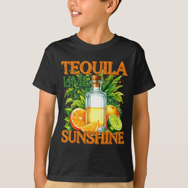 Camiseta Limão &amp; sol cinco de maio bebendo engraçado (Frente)
