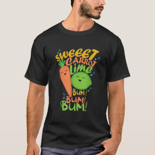 Camiseta Limão Bum Bum Bum Bum Engraçado Letras Kawaii