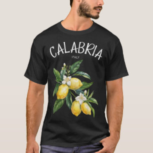 Camiseta Limão Calabria Arte Amante de Frutas Italiano Itál