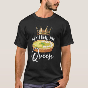 Camiseta Limão-chave Pie Queen Florida Dessert Key Limão Pi