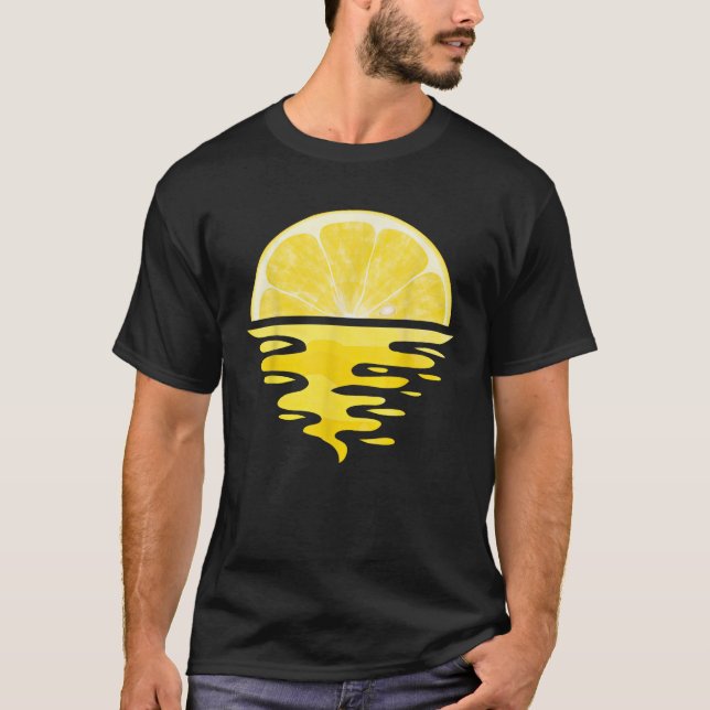 Camiseta Limão-Cinto-Sol Fruta-Sol-Sunset Beach Summer Men (Frente)