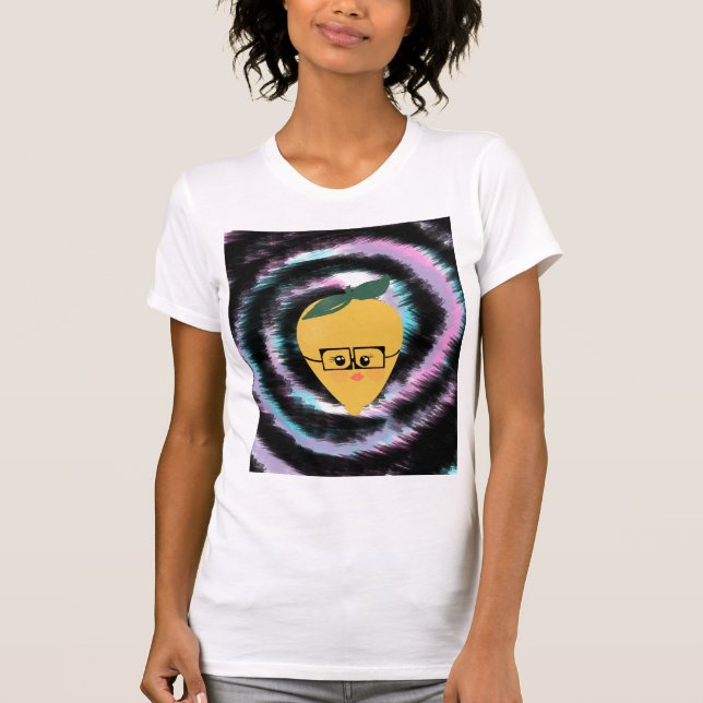Camiseta Limão com Atitude e Óculos Tie Dye (Frente)