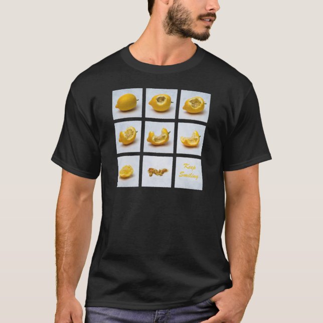 Camiseta Limão - Continue sorrindo (Frente)