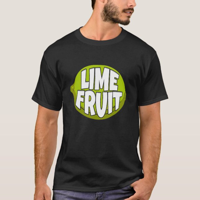 Camiseta Limão de Citros Fruta limão Barista (Frente)