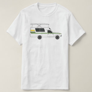 Camiseta limão de limão retrógrado do chinook pop