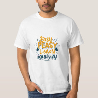 Camiseta limão-de-pêssego fácil