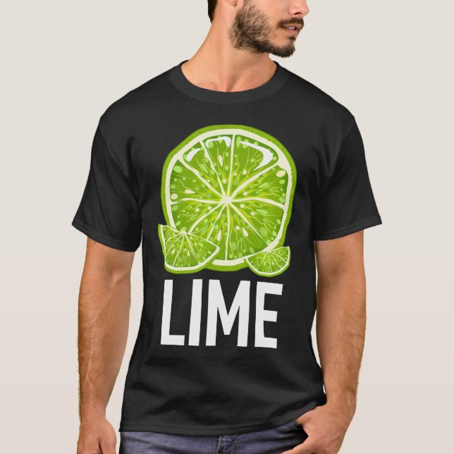 Camiseta Limão de Tequila de Sal Igual à Parte de Figurino  (Frente)