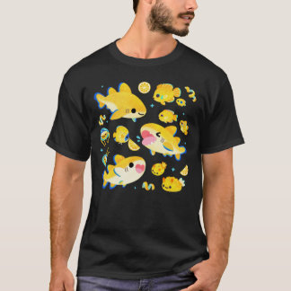 Camiseta Limão e amigos azul