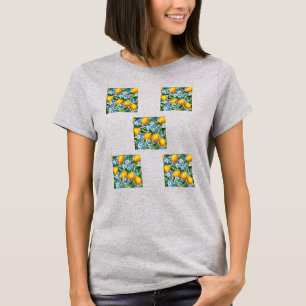 Camiseta Limão e t-shirt das folhas