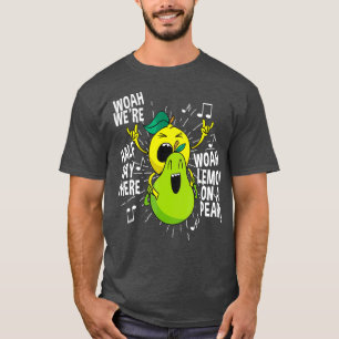 Camiseta Limão Em Um Meme Foodie Woah, Engraçado, Eram meta