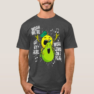 Camiseta Limão Em Um Meme Foodie Woah, Engraçado, Eram meta